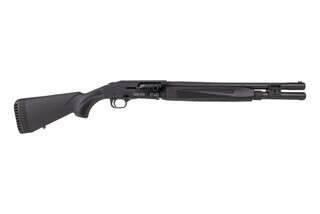 The Mossberg 940 Pro Tactical is an optic ready semi-automatic shotgun, it features a 18.5-inch steel barrel.